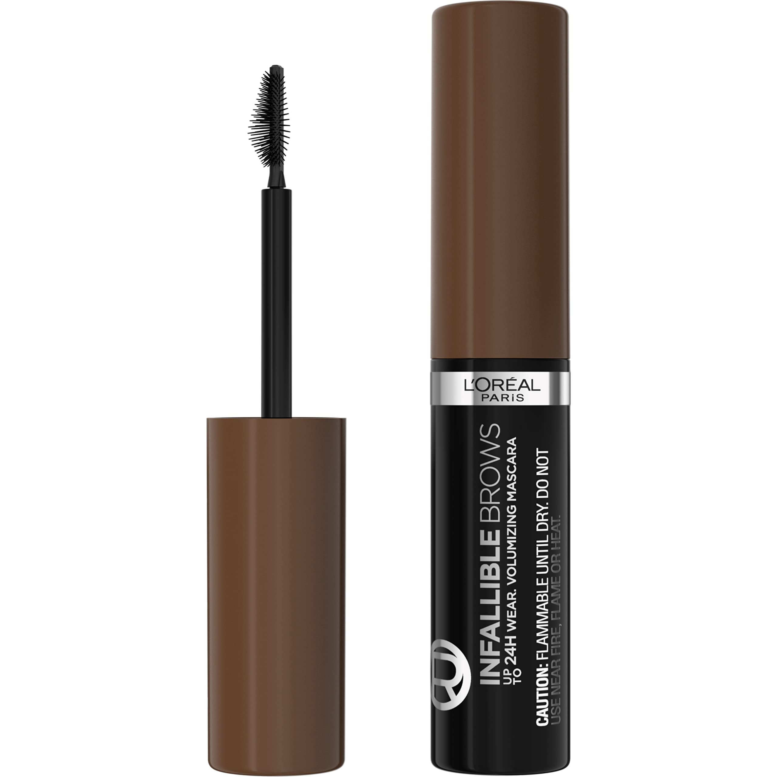 L'Oréal Paris Infallible Brow Mascara: aplicación suave para definición de cejas.