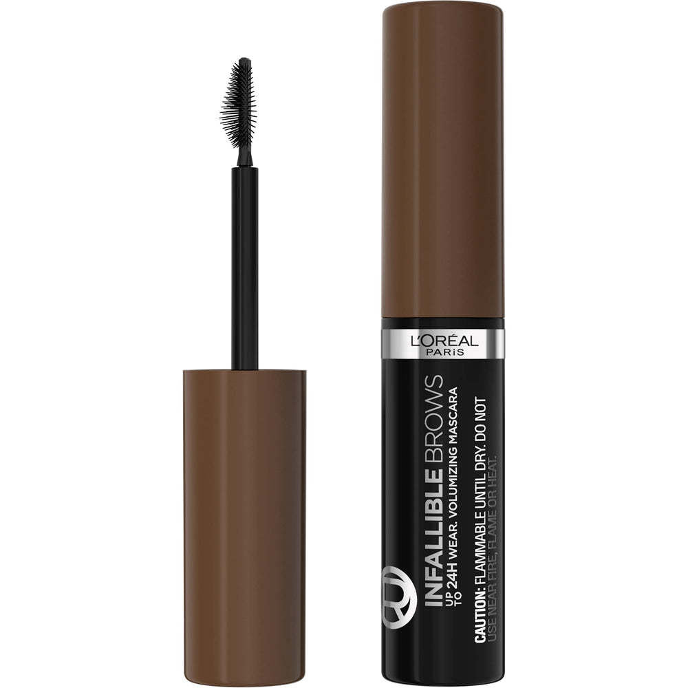 L'Oréal Paris Infallible Brow Mascara: aplicación suave para definición de cejas.