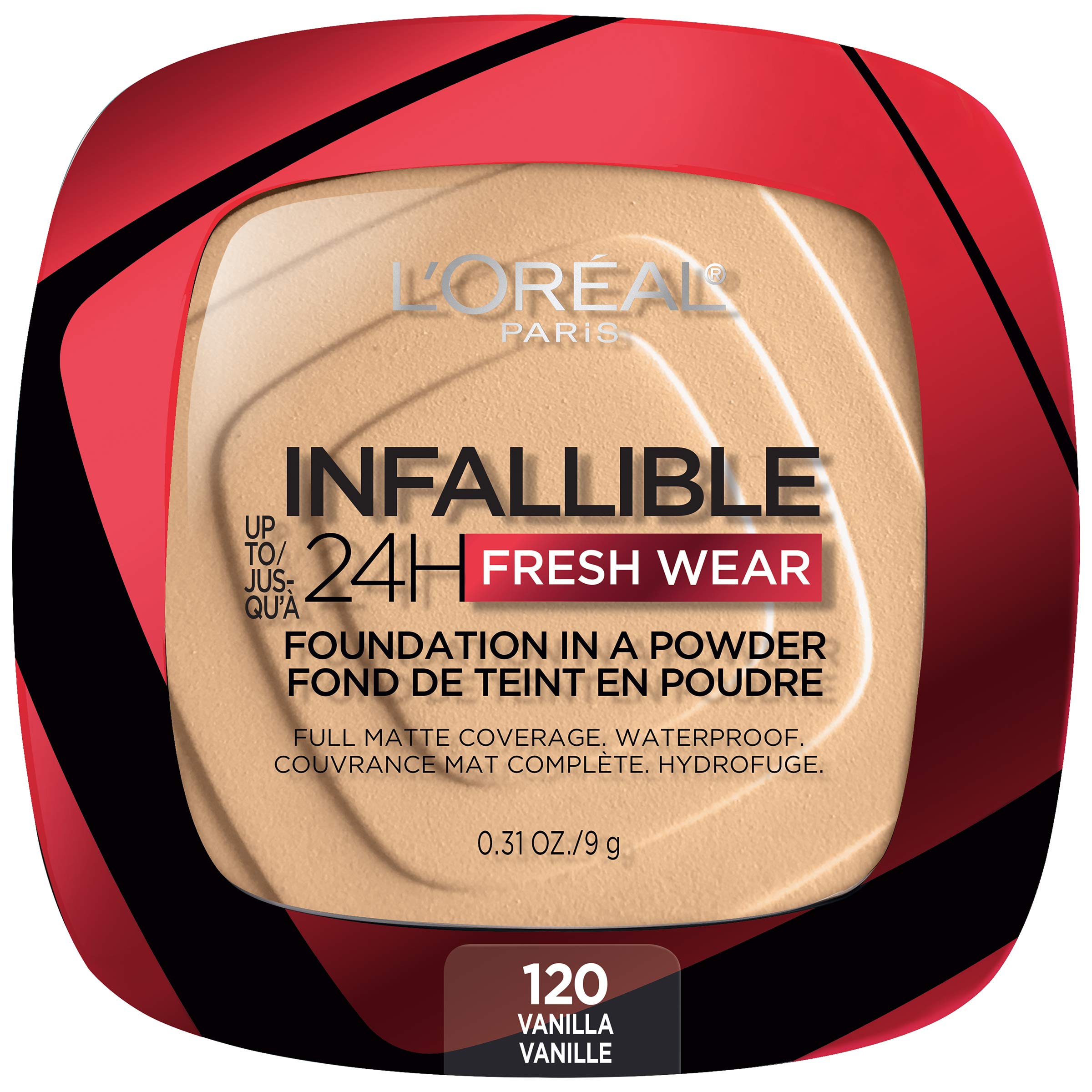 L’Oréal Paris Infallible Fresh Wear Polvo base mate para tono homogéneo