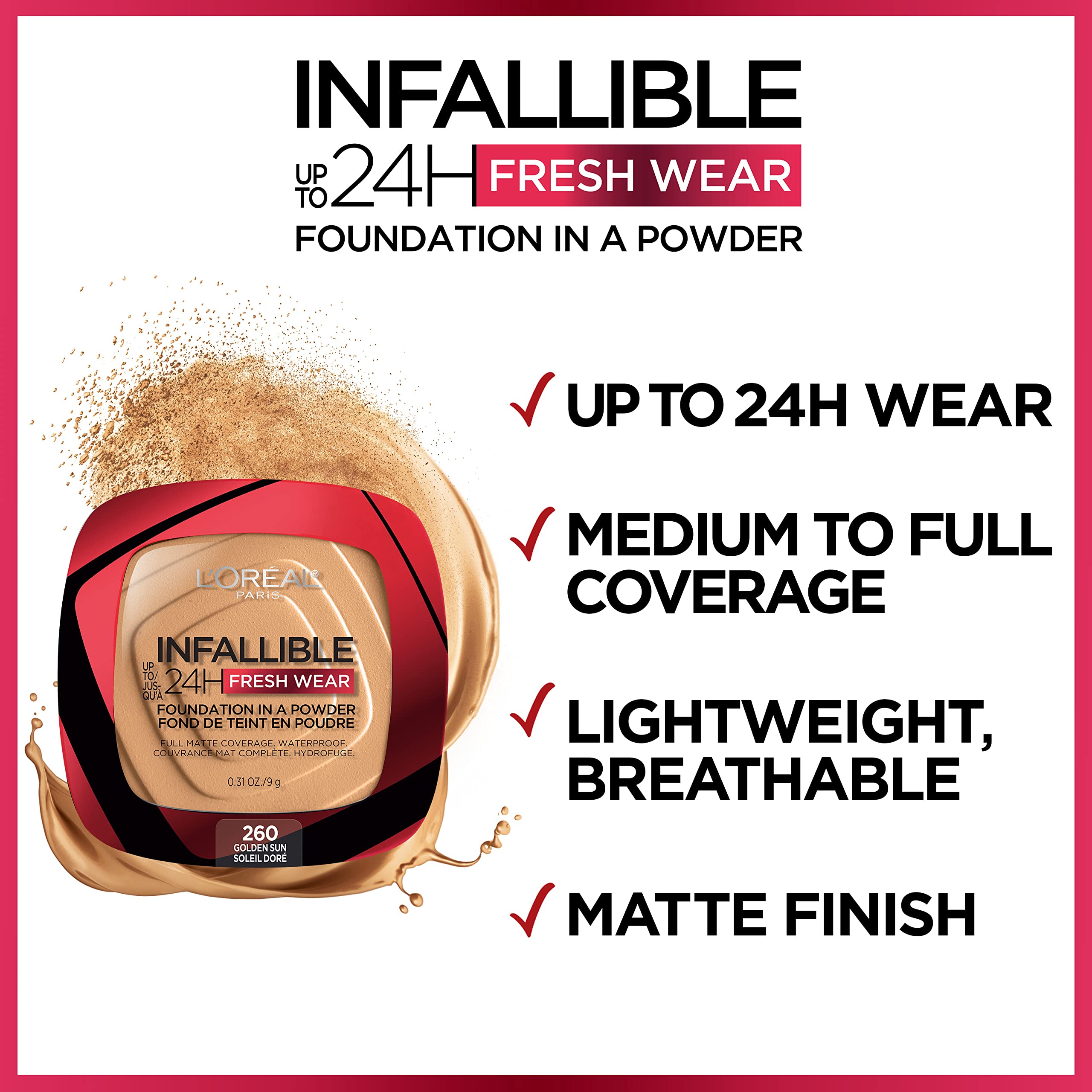 Difumina imperfecciones y nivela el tono con efecto difuminador de Infallible.
