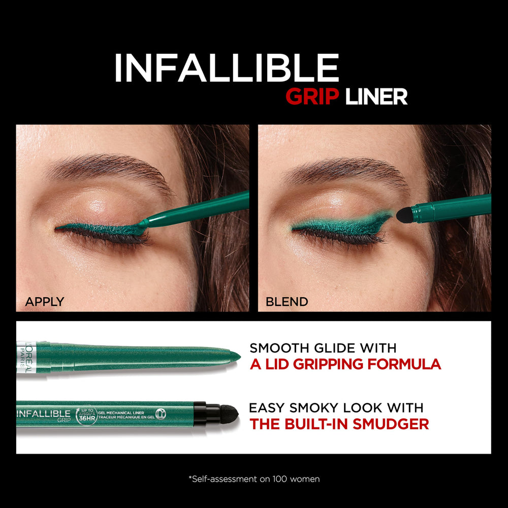 Trazo definido y duradero con delineador gel de L’Oréal Paris.