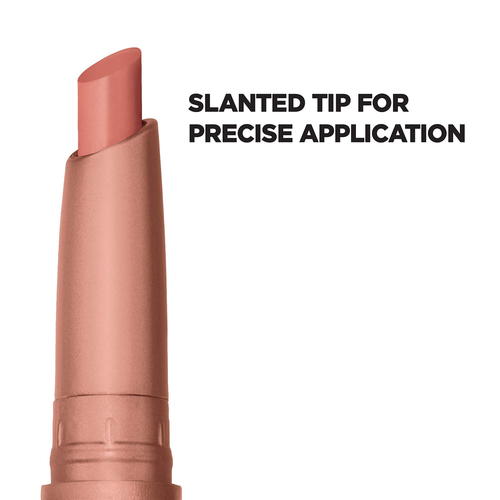 L’Oréal Paris Infallible Matte Lip Crayon Chocolate Delight, durabilidad prolongada sin correrse.