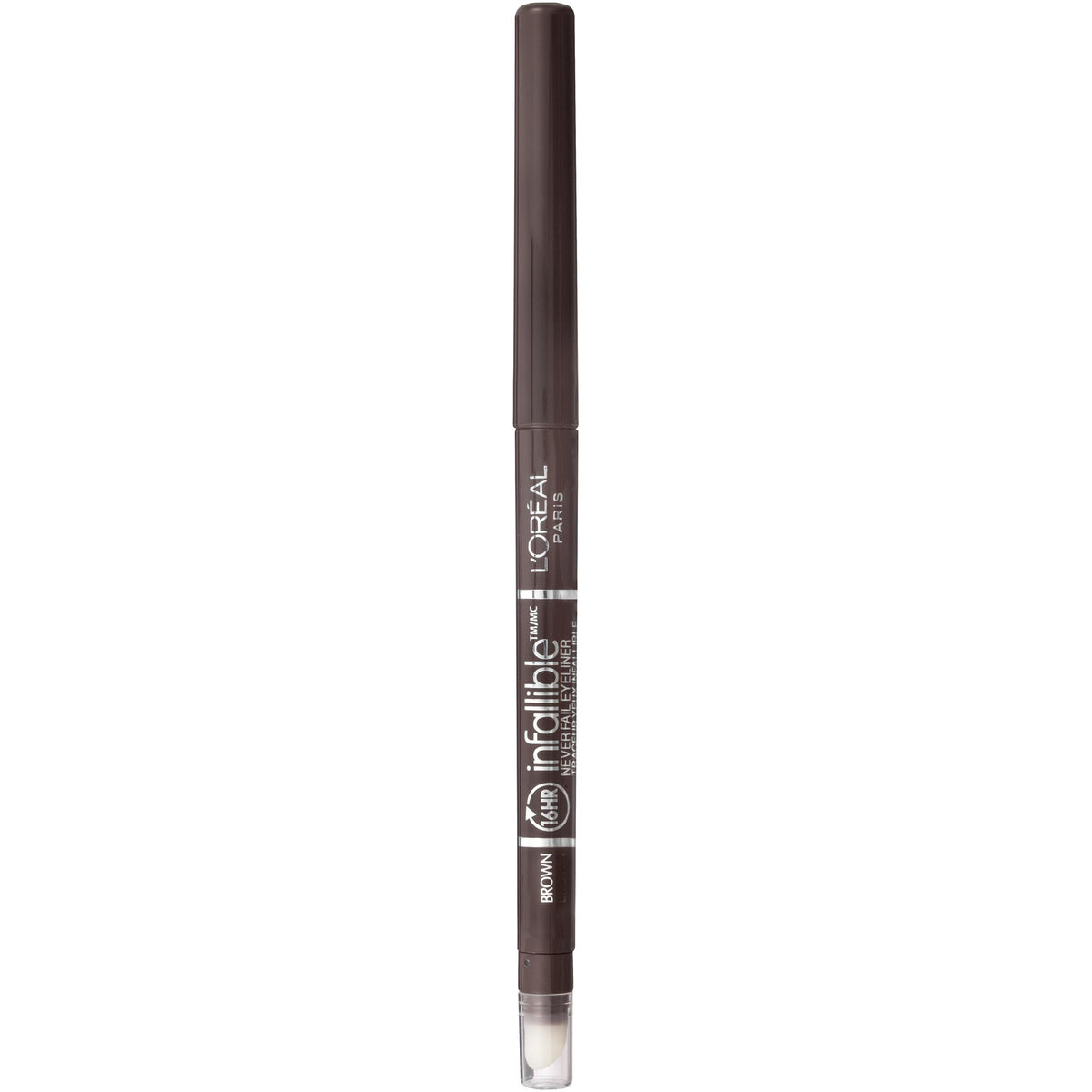 L'Oréal Paris Infallible Never Fail con sacapuntas integrado para uso diario