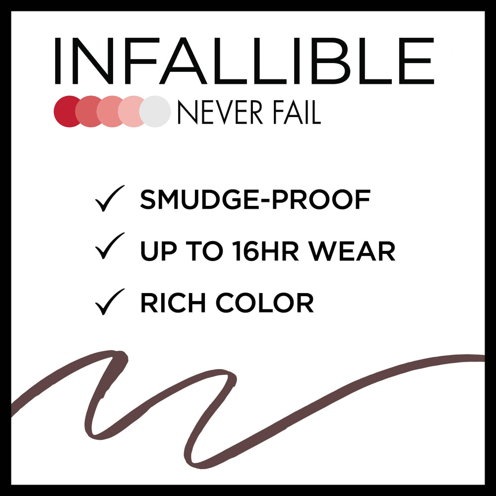 Smudger integrado de L'Oréal Paris Infallible Never Fail para difuminar