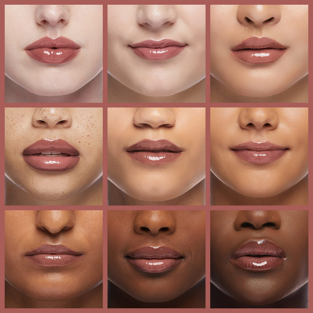 L'Oreal Paris Infallible Pro Gloss Plump aplicado para color uniforme.