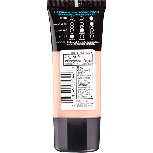 L'Oréal Paris Pro Glow base, aplicación cremosa para cobertura suave.