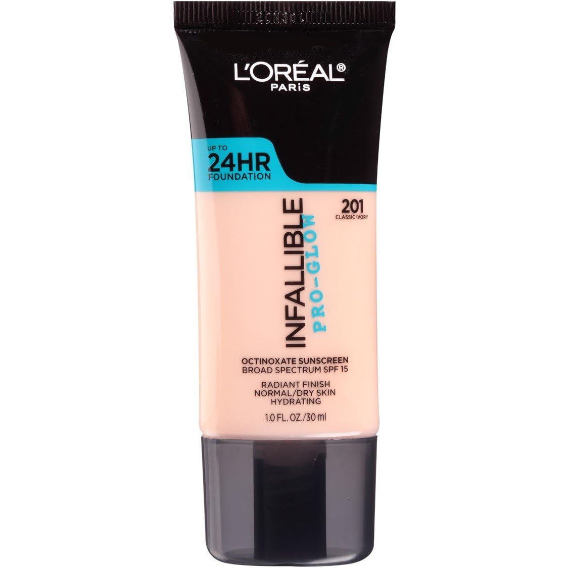 L'Oréal Paris Pro Glow base frasco: acabado radiante y duradero.
