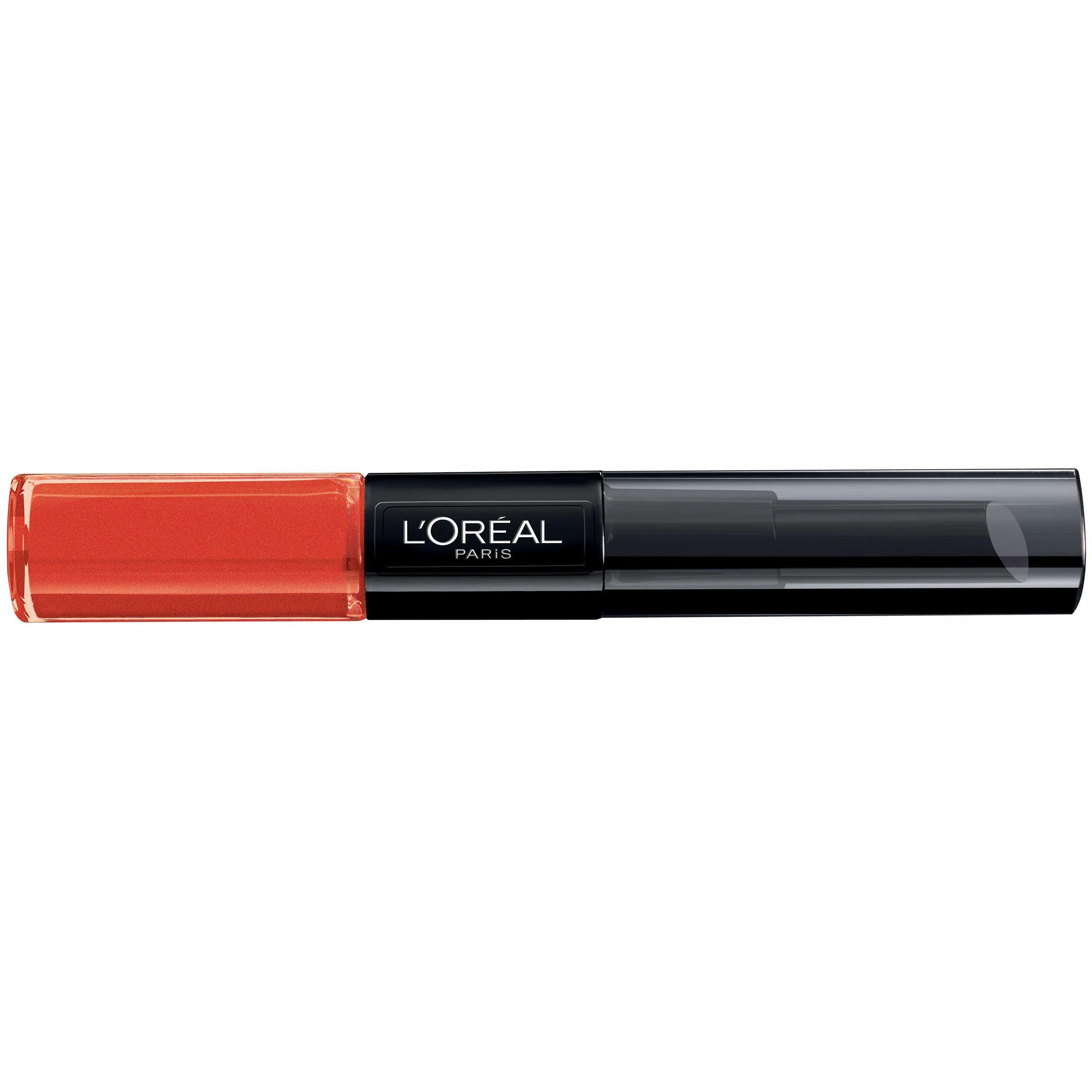 L'Oreal Paris Infallible Pro Last 2 Step Lipstick Perpetual Apricot, textura cremosa que hidrata los labios.