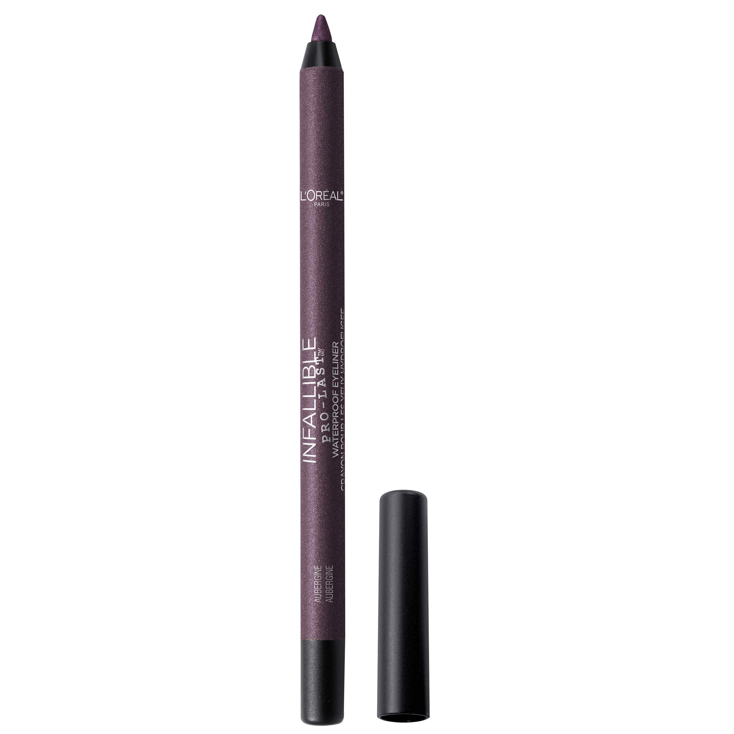 L'Oreal Paris Infallible Pro-Last, lápiz de ojos que se desliza suave para delineado duradero.