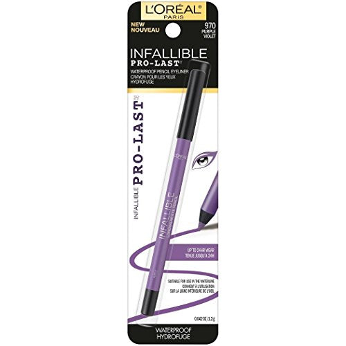 Delineador a prueba de agua de L’Oréal Paris para color duradero sin transferencias.