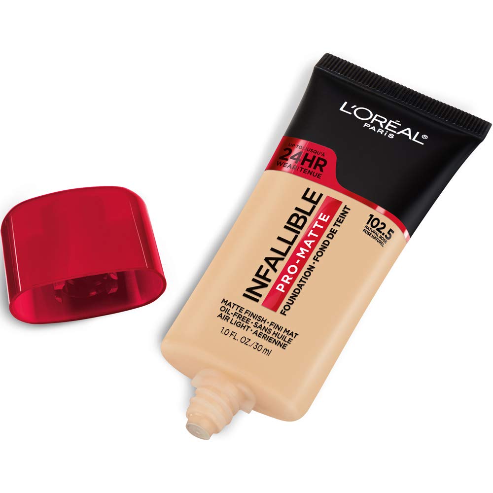 L'Oréal Paris Infallible Pro Matte Foundation, acabado semimate que mantiene la tez mate durante el día.