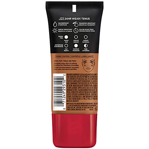 L'Oréal Paris Infallible Pro-Matte Foundation, muestra en piel para tono uniforme sin brillos.