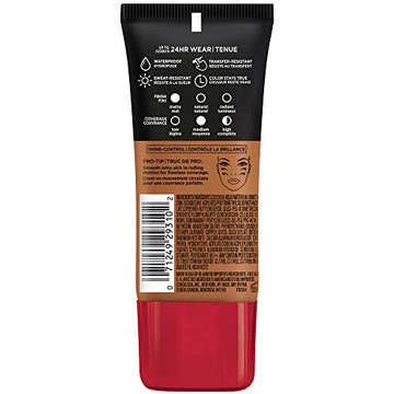 L'Oréal Paris Infallible Pro-Matte Foundation, muestra en piel para tono uniforme sin brillos.
