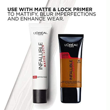 L'Oréal Paris Infallible Pro-Matte Foundation, prueba de duración para todo el día.