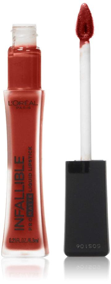 L’Oréal Paris Infallible Pro-Matte labial líquido Mezclado con aplicador-modelador para definir labios con precisión