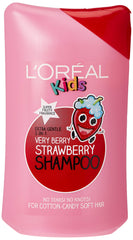 L’Oréal Paris Kids Extra Gentle 2en1 champú, botella con aroma a fresa, cabello suave para niños