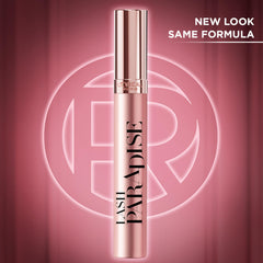 L'Oreal Paris Lash Paradise Mascara: aplicación suave para pestañas definidas y sin manchas.