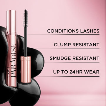 L'Oreal Paris Lash Paradise Mascara: fórmula que evita descamado y migas.