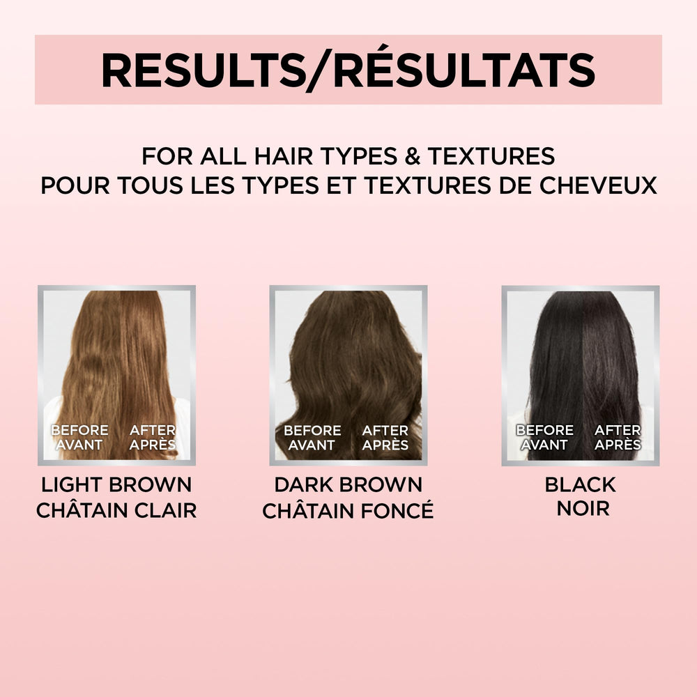 L'Oréal Paris Le Color One Step Toning Hair Gloss, base acondicionadora con coco para nutrir.