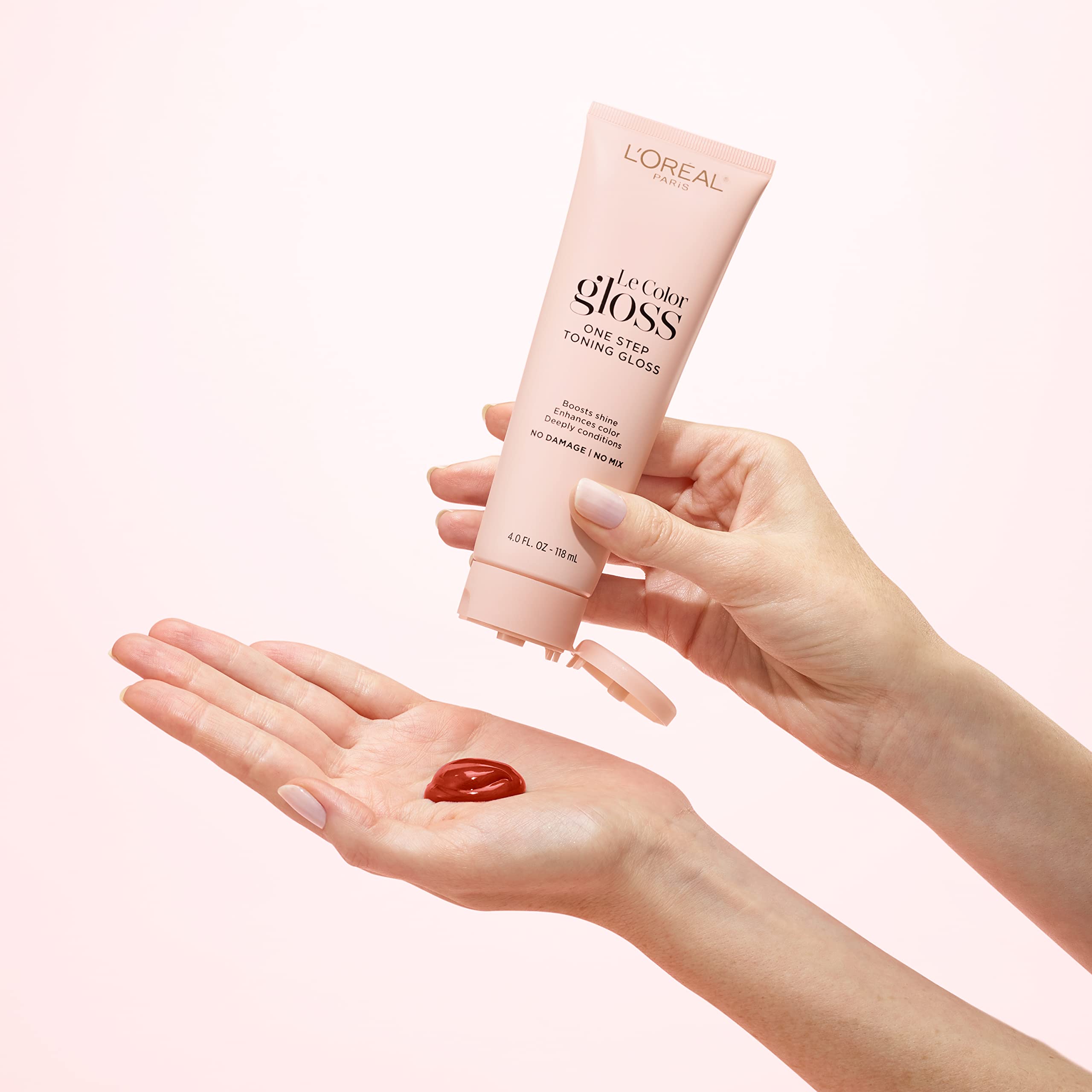 L’Oréal Paris Le Color One Step Toning Gloss envase práctico, fácil de usar en la ducha