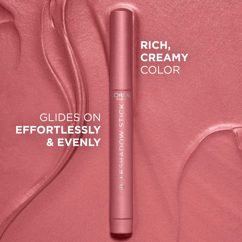 L'Oréal Paris Le Shadow Stick acabado mate para definición duradera.