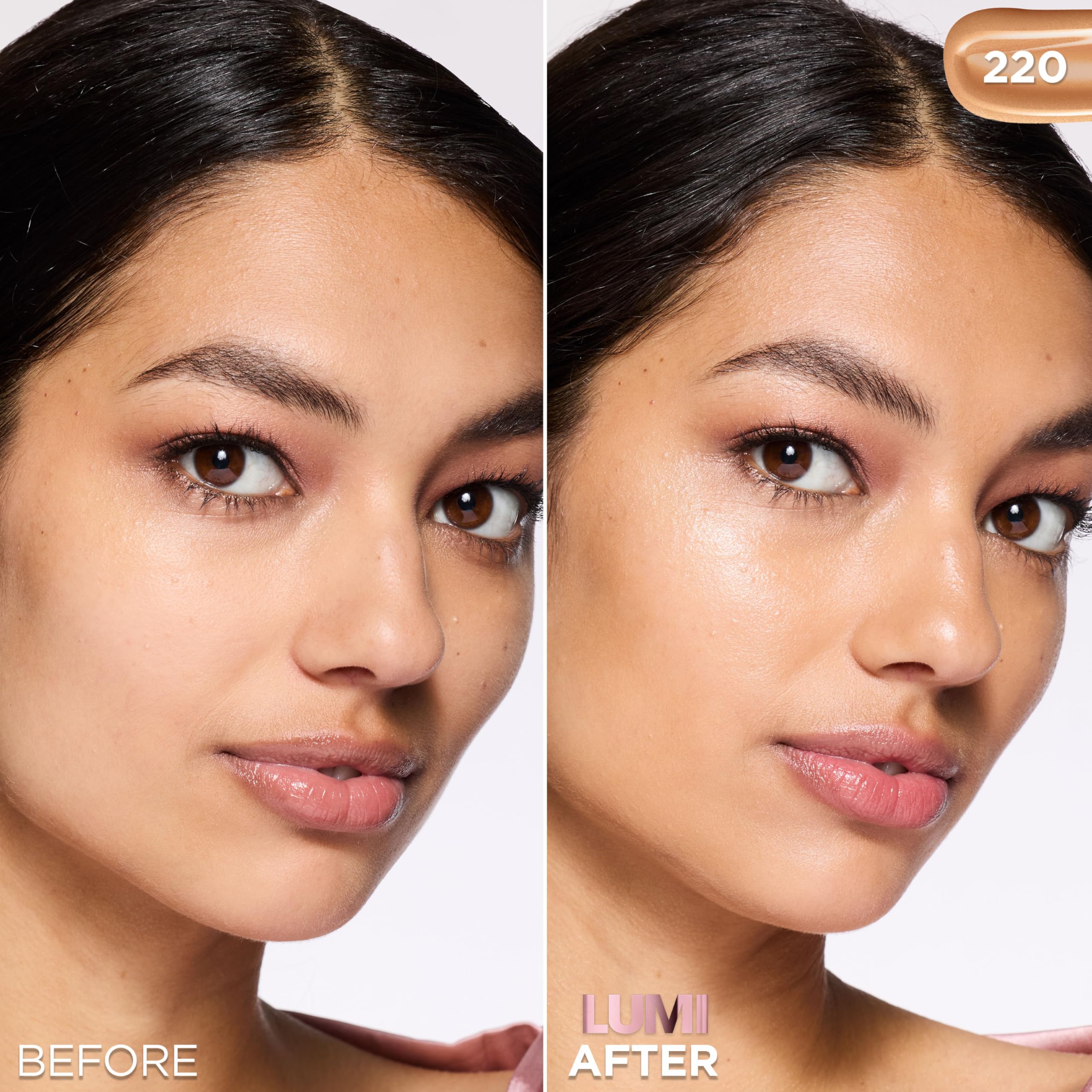 Lumi Le Glow Tint se desliza con textura ligera para un acabado natural