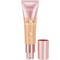 L'Oreal Paris Lumi Le Glow Tint: botella muestra el envase y acabado ligero