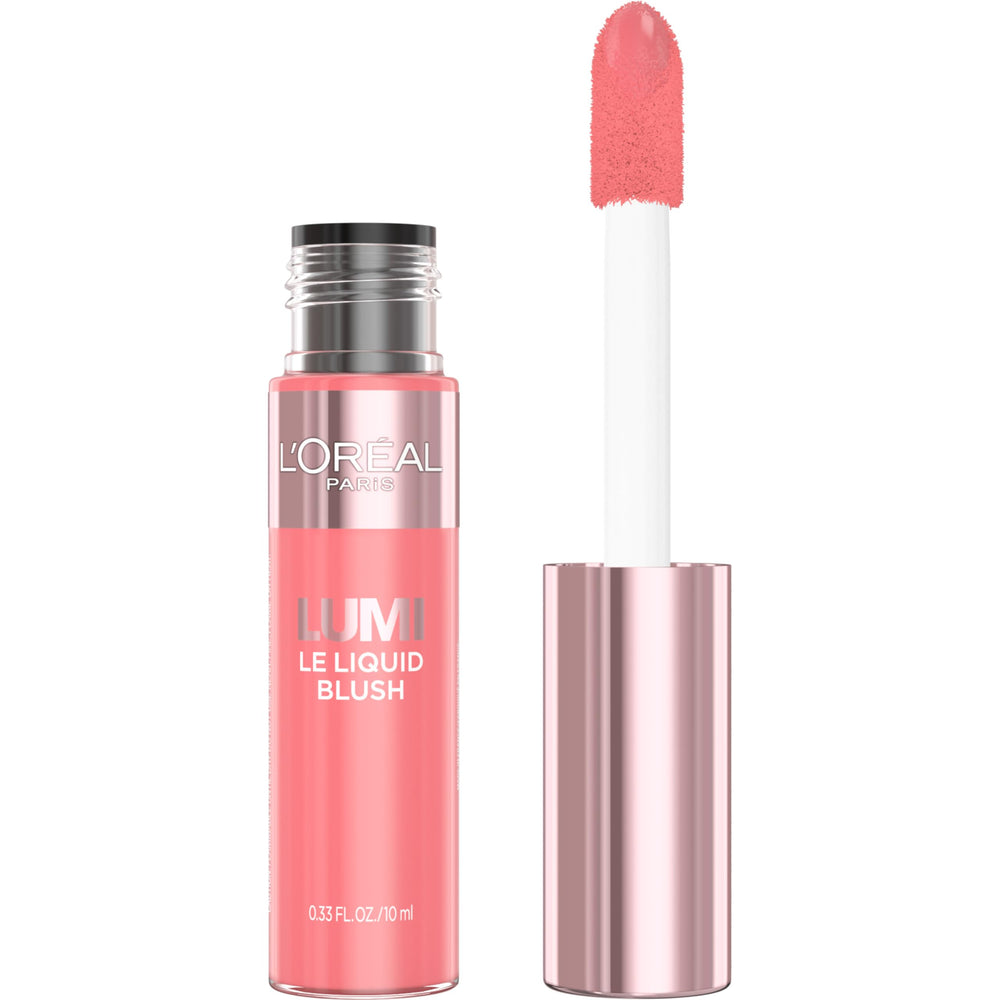 L’Oréal Paris Lumi Le Liquid Blush con aplicador para color preciso en mejillas.