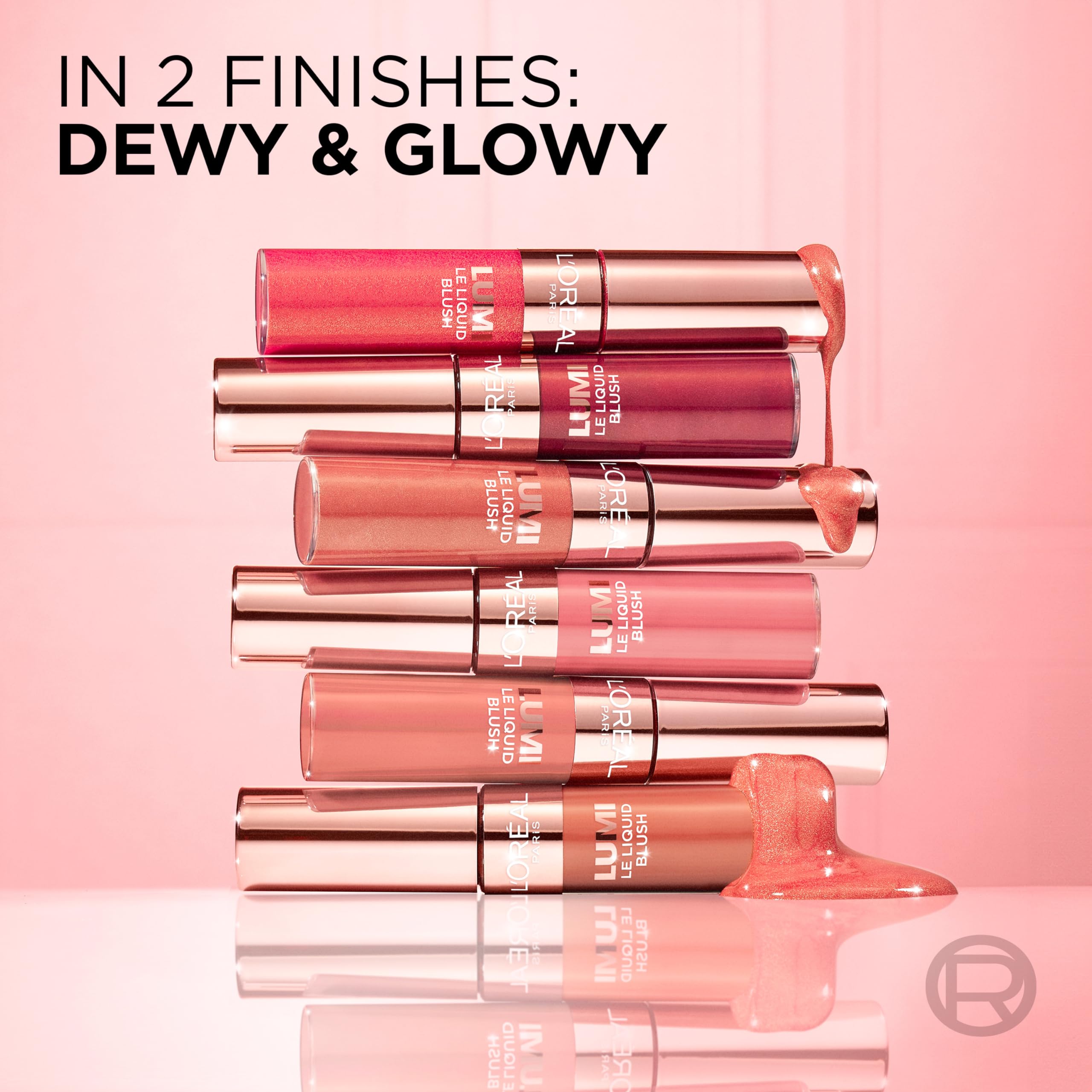 L’Oréal Paris Lumi Le Liquid Blush berry universal para varios tonos de piel.