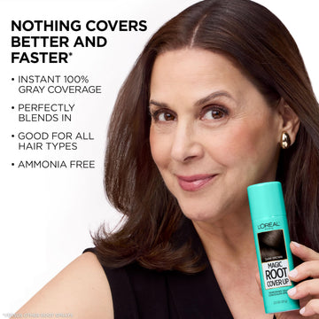 L’Oréal Paris Magic Root Cover Up sin amoníaco ni peróxido, fórmula suave