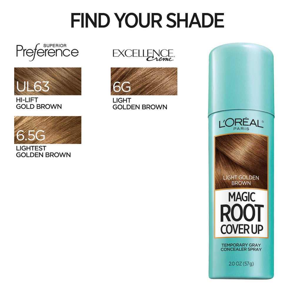 L’Oréal Paris Magic Root Cover Up acabado ligero y sin manchas al secar