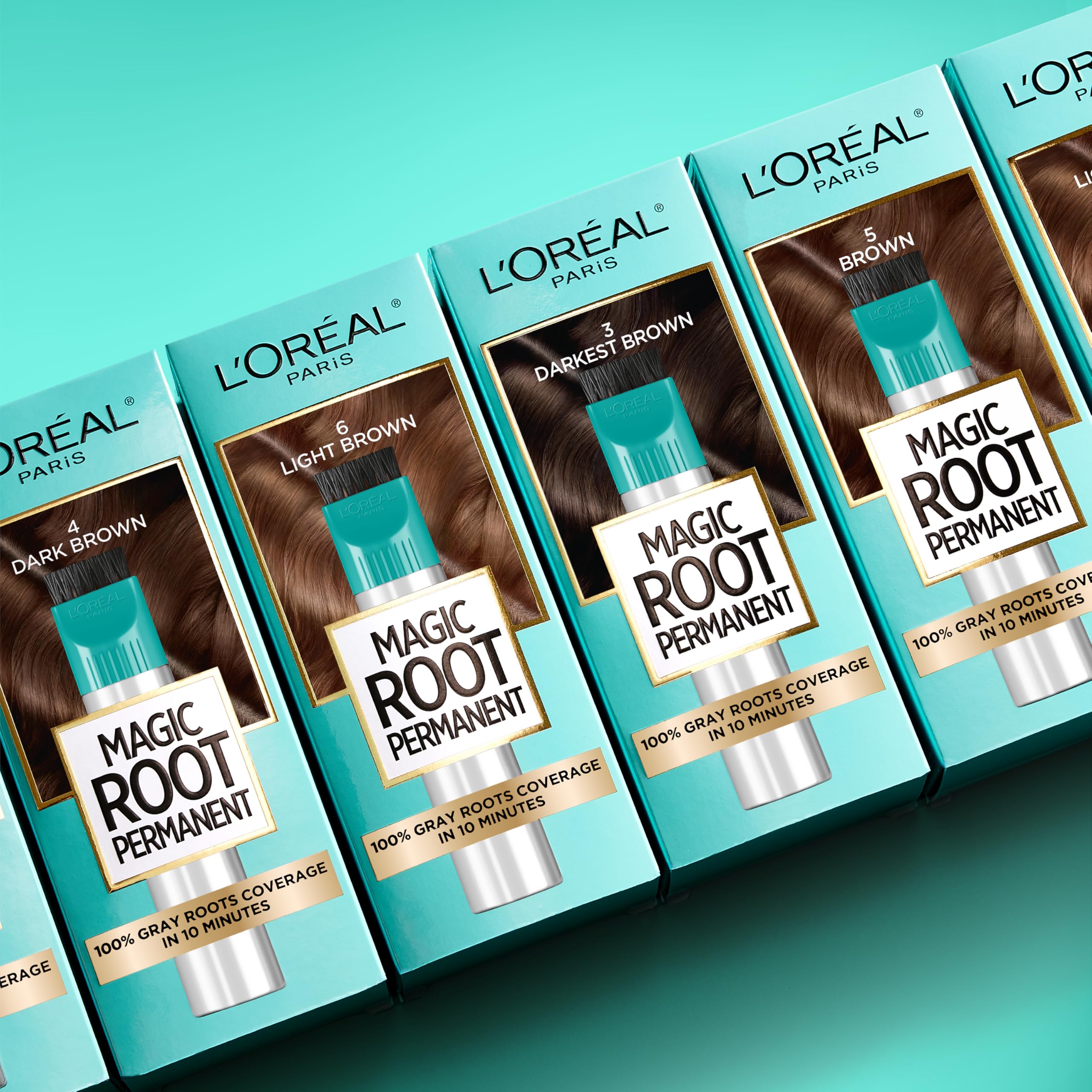 L’Oréal Paris Magic Root Rescue aplicación rápida para raíces de menos de una pulgada.