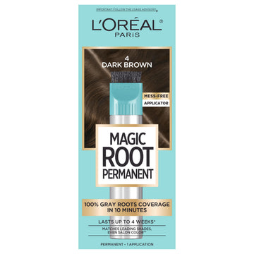 L’Oréal Paris Magic Root Rescue con aplicador preciso para aplicación rápida y uniforme.