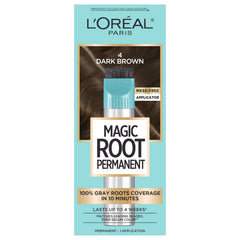 L’Oréal Paris Magic Root Rescue con aplicador preciso para aplicación rápida y uniforme.