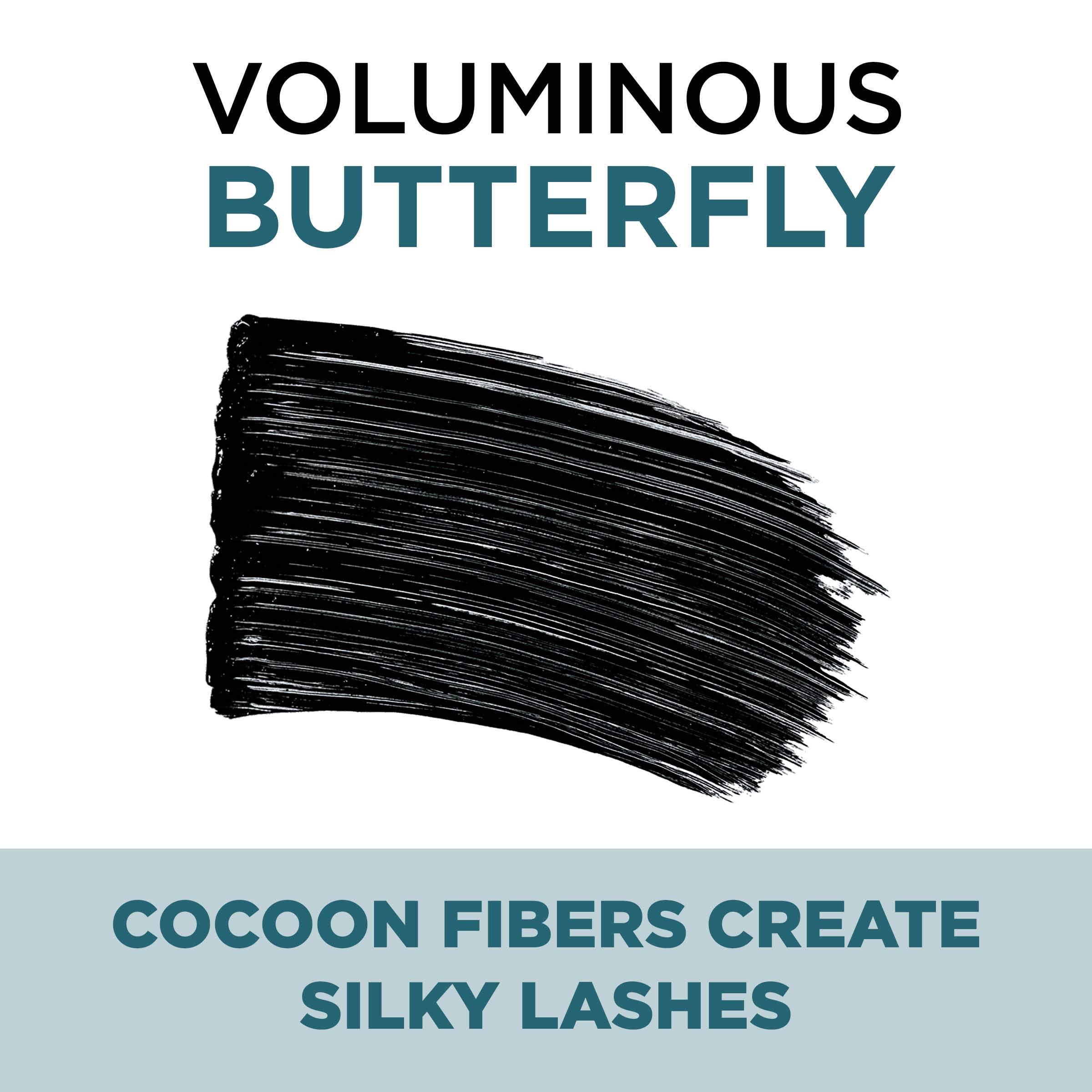 Voluminous Mariposa: extensión de cada pestaña para efecto abanico