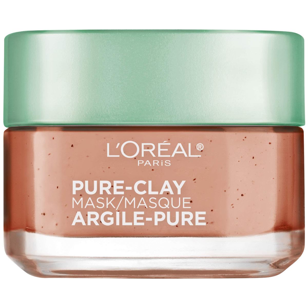 L'Oreal Paris Mascarilla arcilla pura alga roja, exfolia suavemente y refina poros