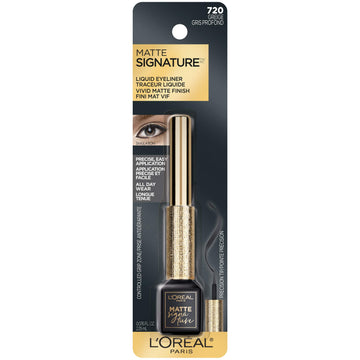 Delineador a prueba de agua de Matte Signature, trazos duraderos.