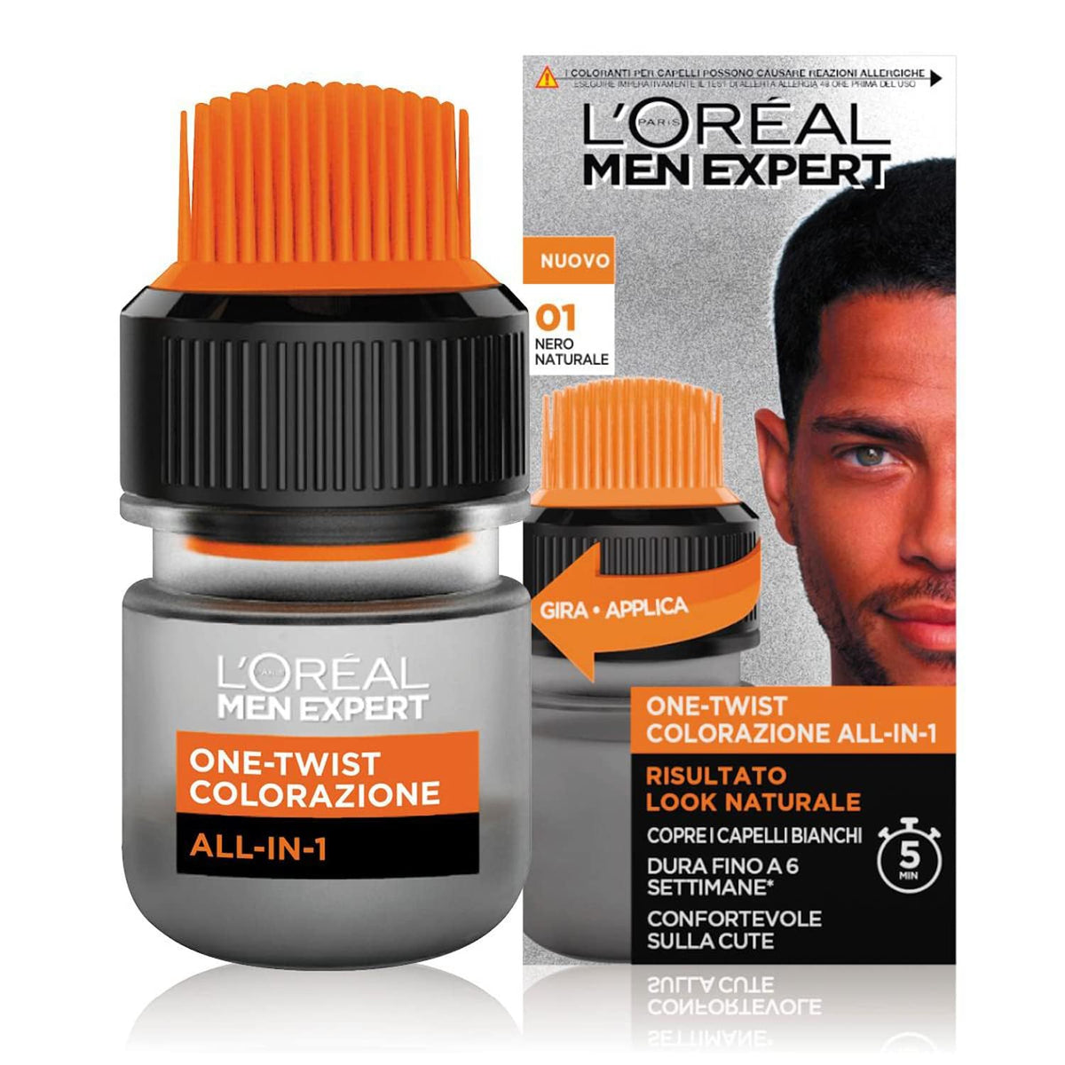 L’Oréal Paris Men Expert One Twist: aplicación limpia y rápida para cubrir canas