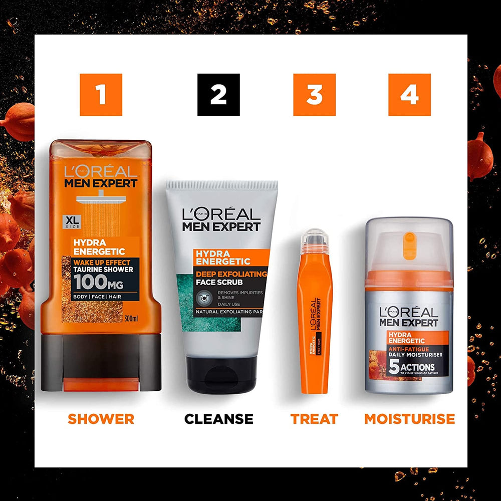 L'Oreal Paris Men Expert, rutina diaria purifica poros y controla brillos.