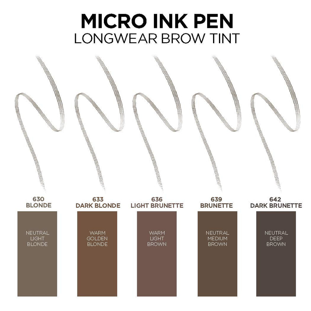 L'Oréal Paris Micro Ink Pen Brow Stylist dura hasta 48 horas según pruebas.