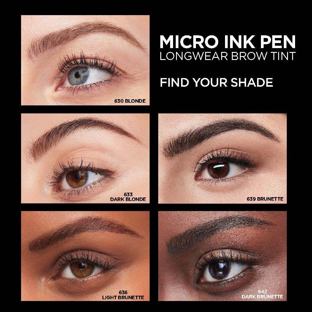 Aplicación precisa con punta de peine para cejas definidas.