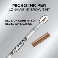 L'Oréal Paris Micro Ink Pen Brow Stylist aporta textura pelo a pelo para cejas definidas.