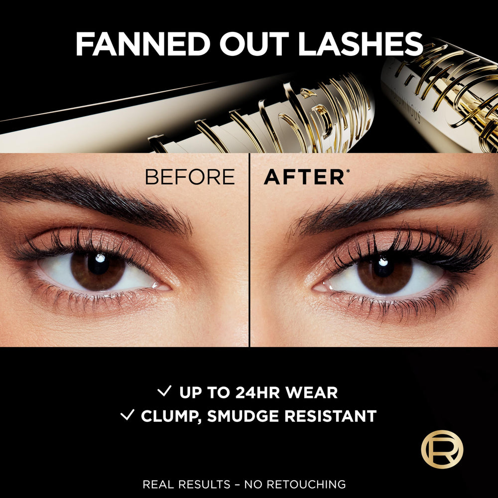 L’Oréal Paris Panorama Mascara: cepillo multinivel que captura cada pestaña desde la raíz.