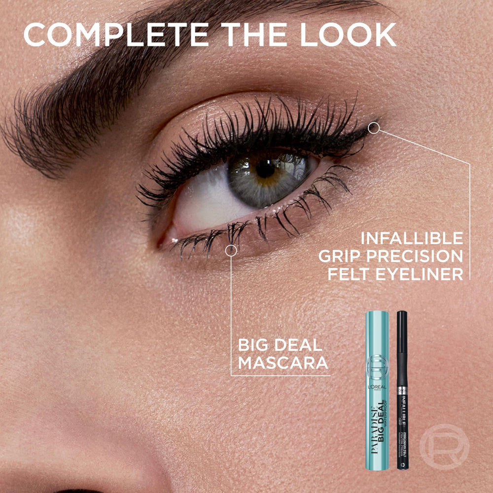 Aplicación suave y flexible para look diario o de fiesta con Paradise Big Deal Mascara.