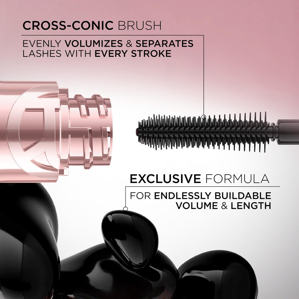 L'Oréal Paris Paradise Big Deal Mascara resistente a grumos para uso diario.