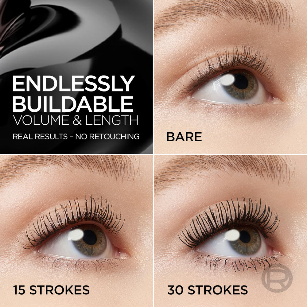 Volumen acumulado de Paradise Big Deal Mascara para una mirada más intensa.