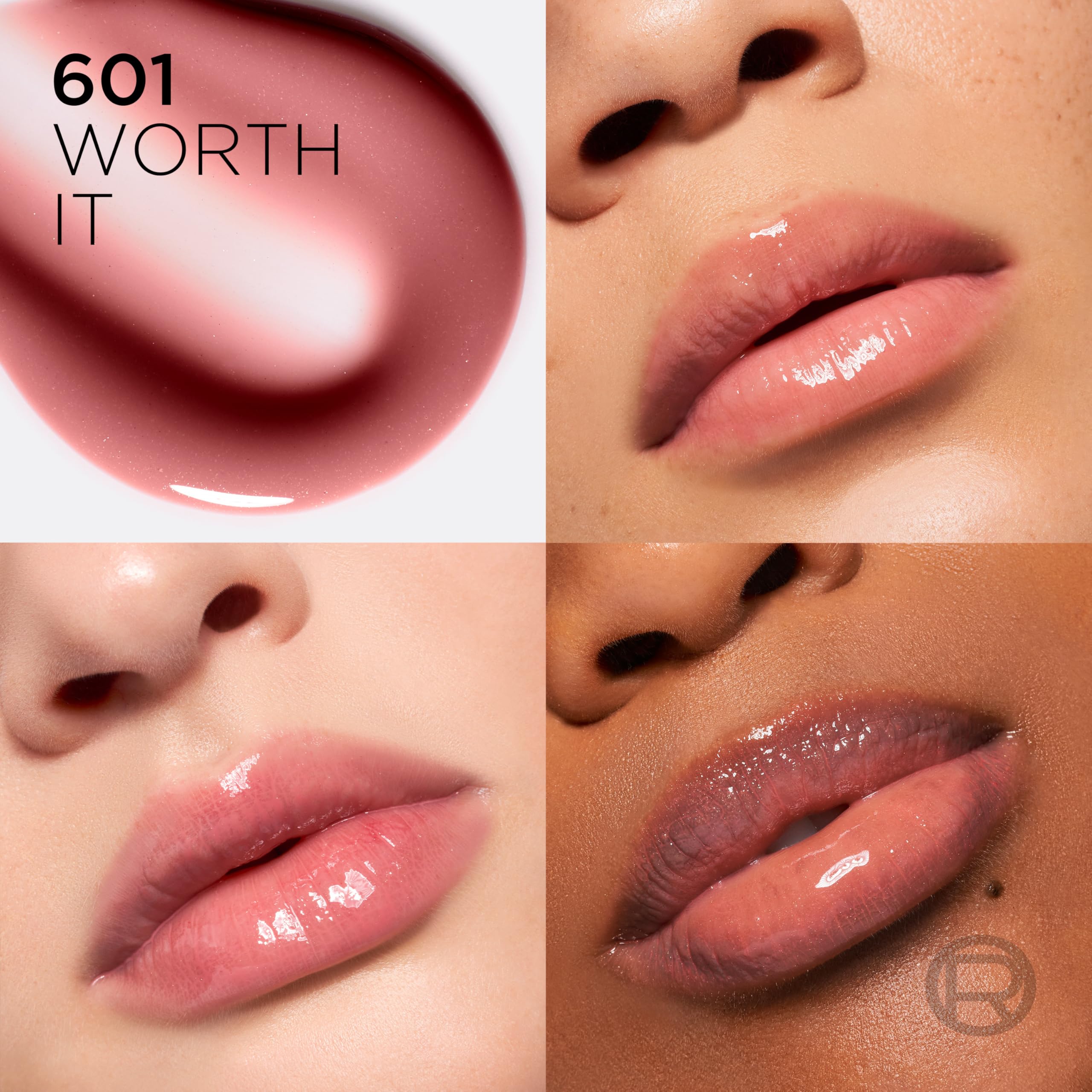 Aplicador cojín de Plump Ambition Lip Oil masajea labios para aplicación suave.