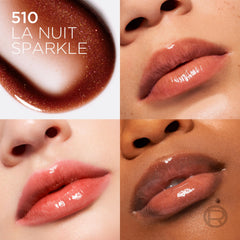 L'Oreal Paris Plump Ambition Lip Oil con aplicador cojin y bolas de masaje.