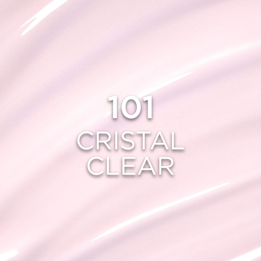 L'Oreal Paris Plump Ambition aceite labial muestra muestra en labios para tono translúcido