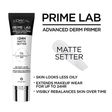 L’Oréal Paris Prime Lab Reductor de Poros, textura refinada para un acabado suave.